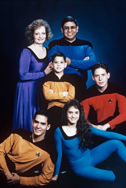 star trek family photo