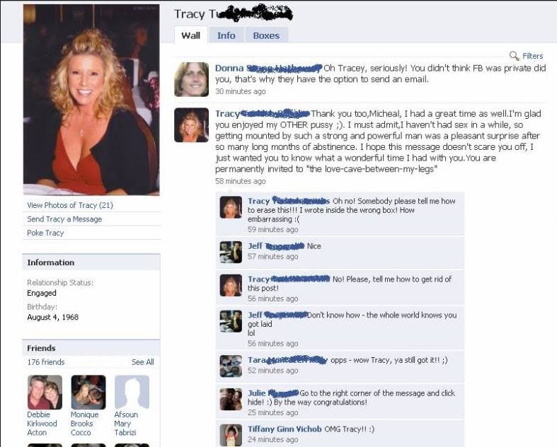 blonde facebook fails