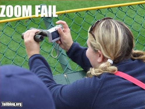 blonde camera fail