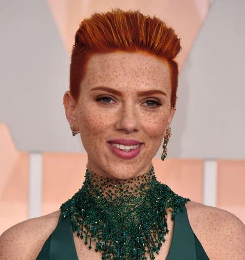 scarlett johansson red hair