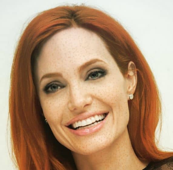 angelina jolie ginger
