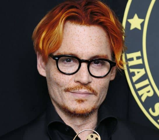johnny depp redhead