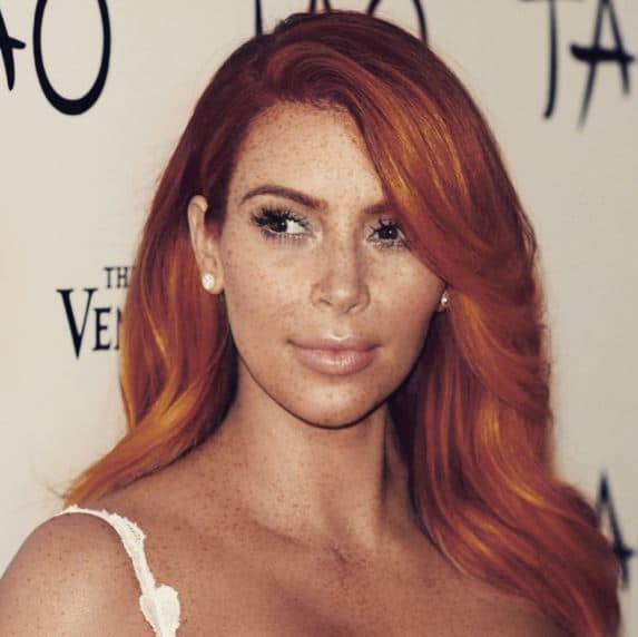 kim kardashian ginger