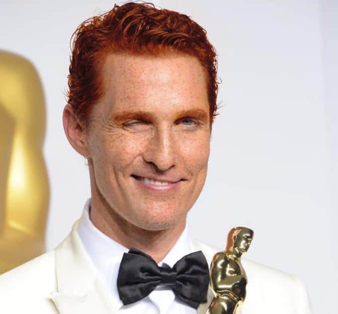 matthew mcconaughey redhead