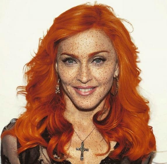 madonna redhead