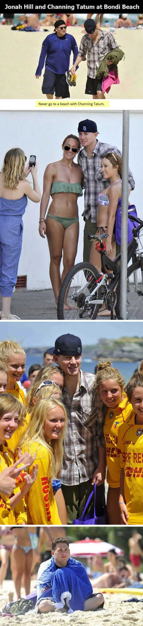 celebrity beach picture