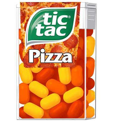 pizza tic tacs