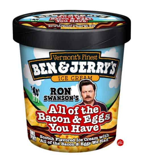 ron swanson ice cream
