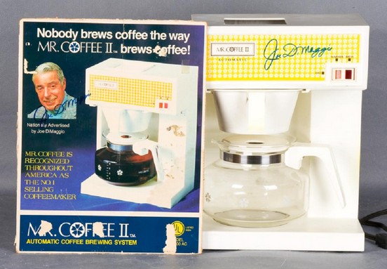joe dimmagio mr coffee