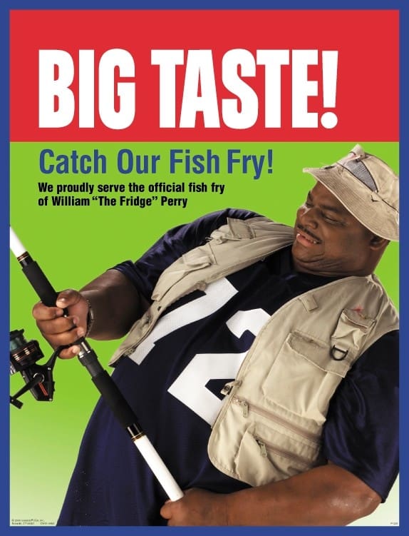refrigerator perry monster sized fis filets