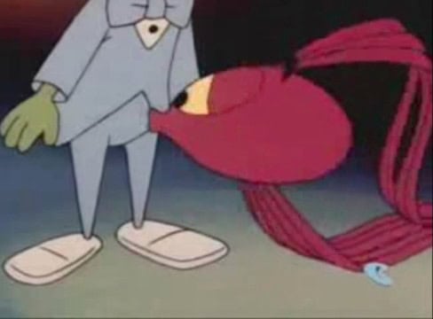 cartoon crotch kiss