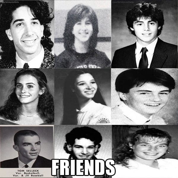 freinds cast yearbook