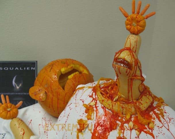 alien pumpkin
