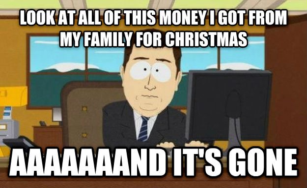 and its gone