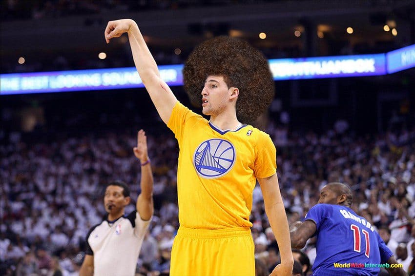 Afro_Klay_Thompson