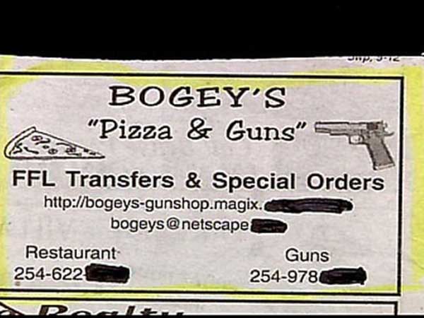 pizza and guns