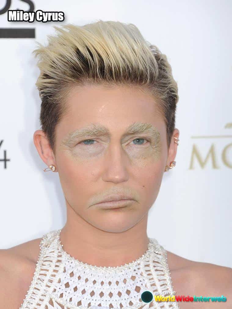 celebs with trump eyes mouth
