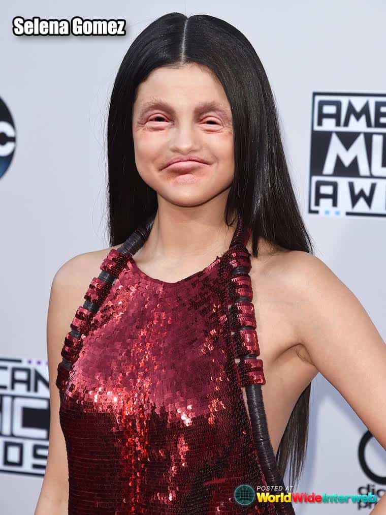selena gomez trump eyes mouth