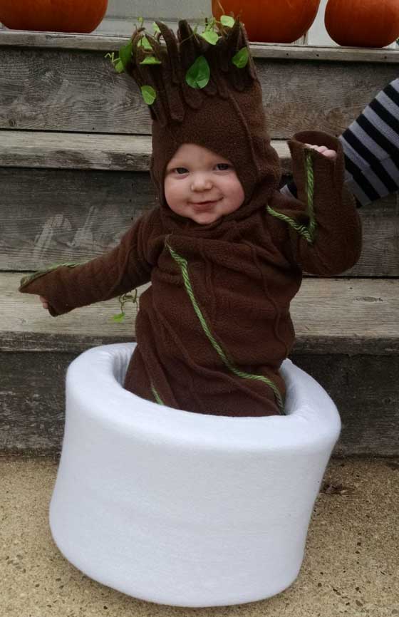 baby groot costume