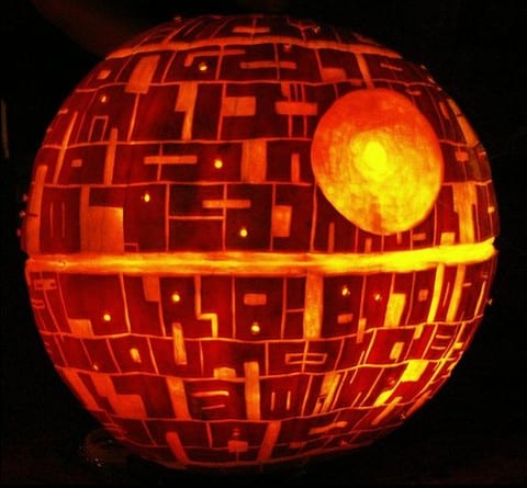 death star pumpkin