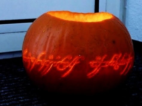 lord of the rings pumpkin