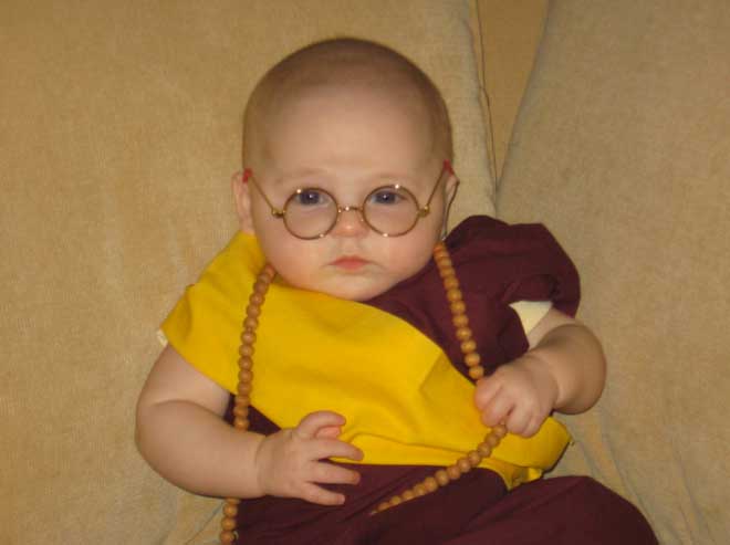 dalai llama halloween baby