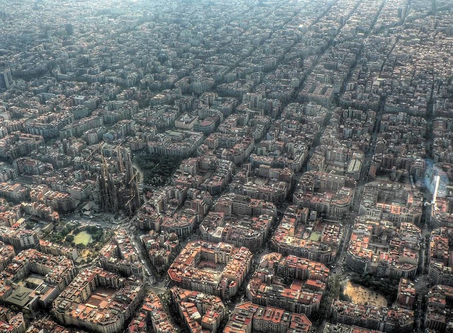 barcelona from above