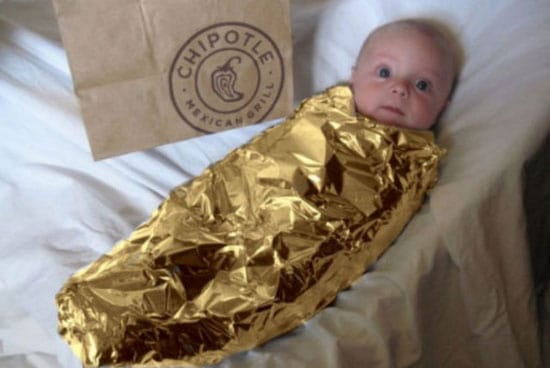 baby chipotle halloween costume
