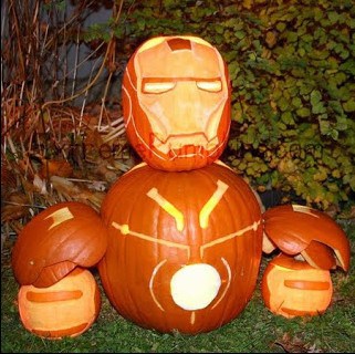 ironman pumpkin