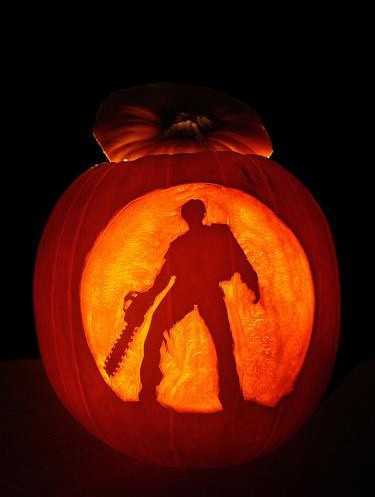 evil dead pumpkin