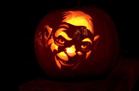 gollum pumpkin