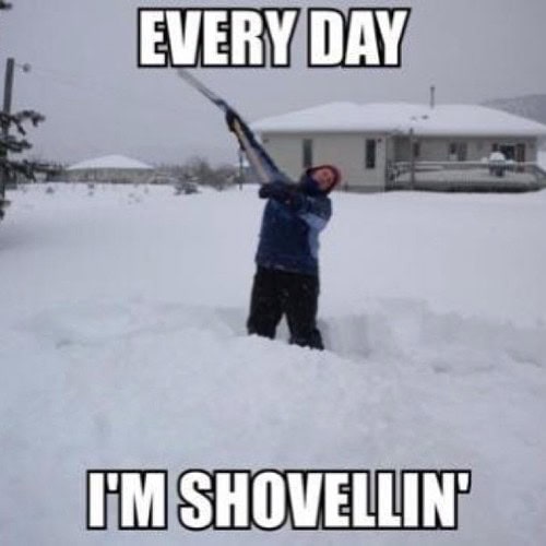 snow shovel