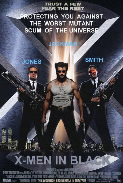 fake movie x men in black