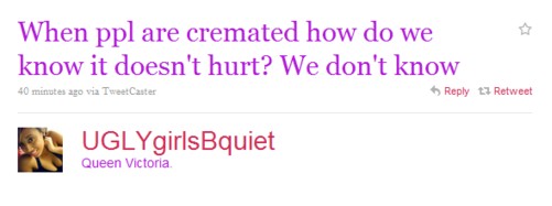 tweet fail creamated