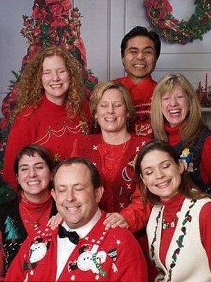 eyes closed family