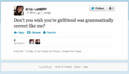 tweet fail grammar