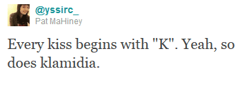 tweet fail chlamydia
