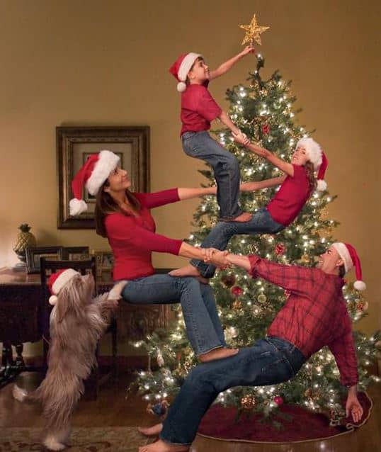 family christmas tree