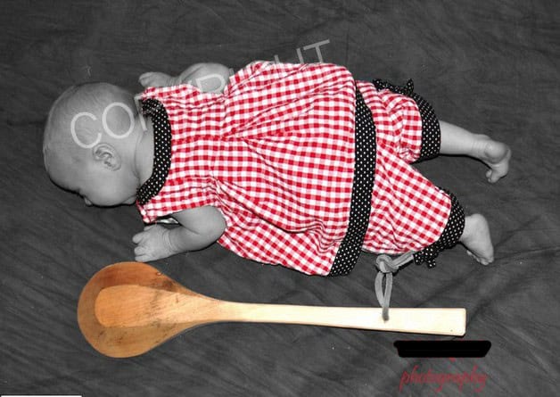 baby photography fail