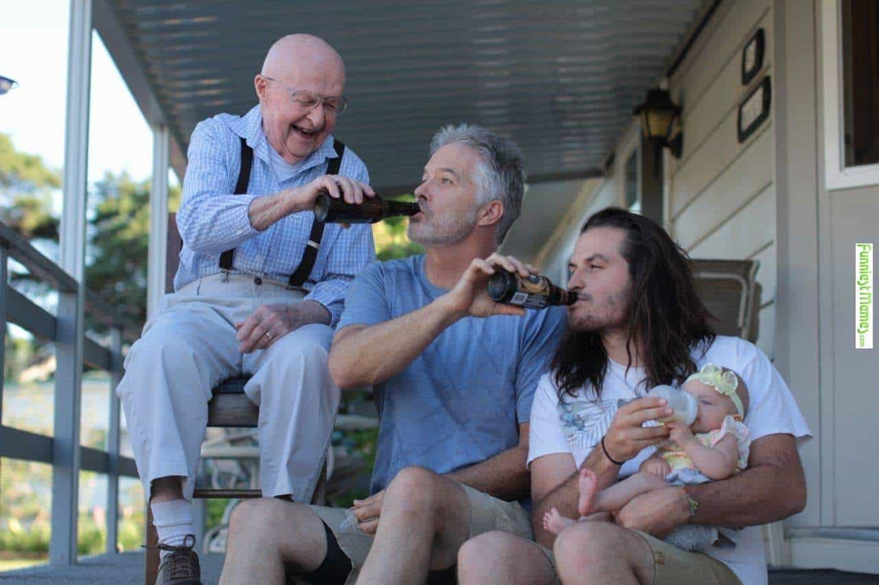 dads feeding babies