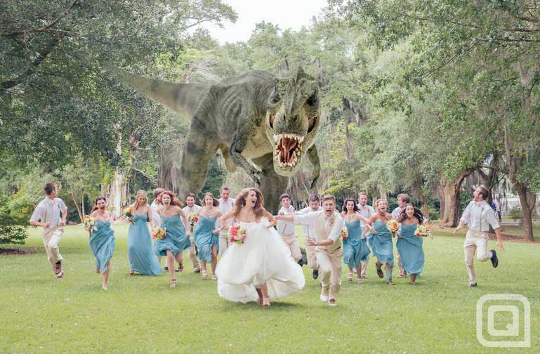 t-rex-wedding
