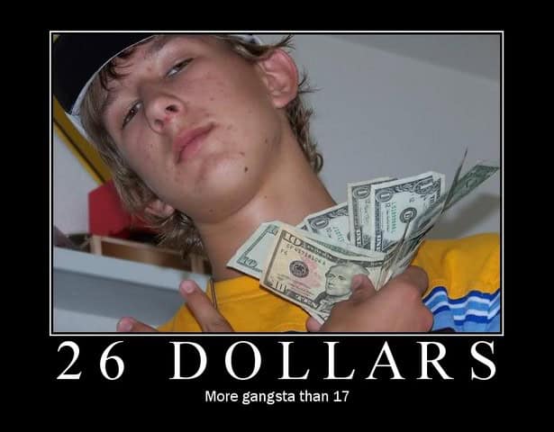 26 dollars gangster