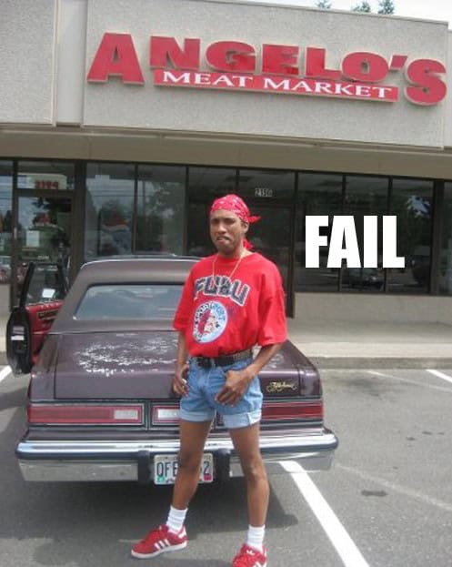 epic gangster fail