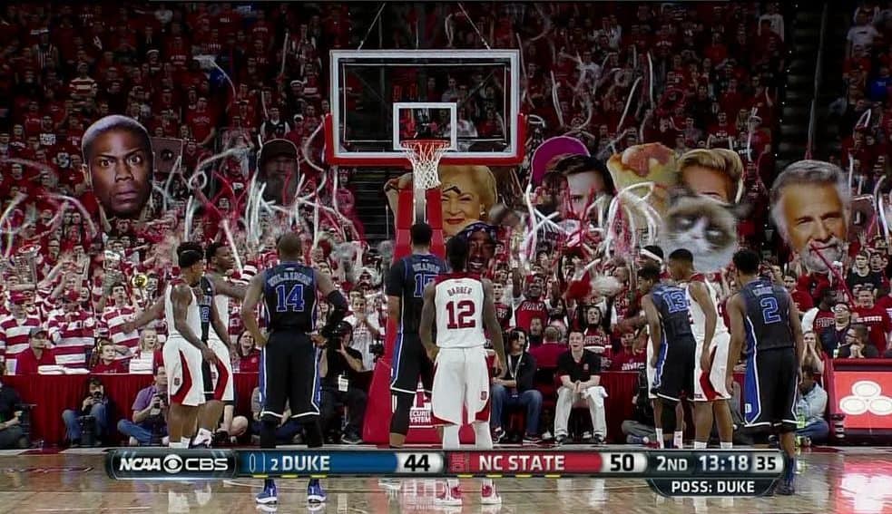 free throw disctraction