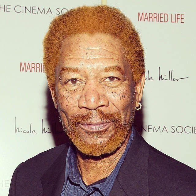 morgan freeman redhead