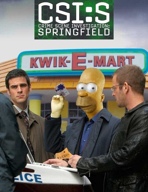 simpsons CSI