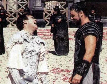 laughing behind the scenes