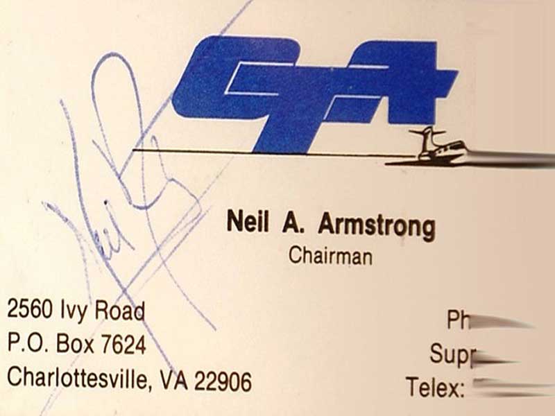 celebrity business cards