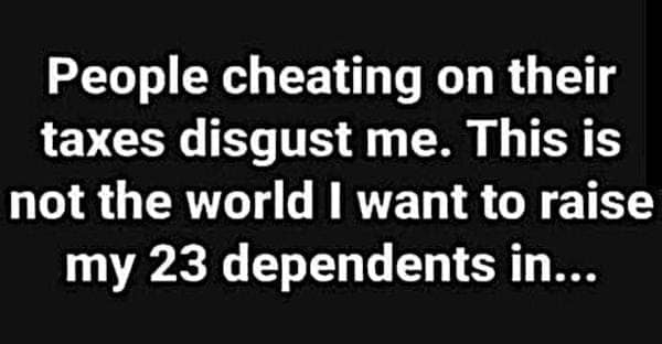 dependents tax meme