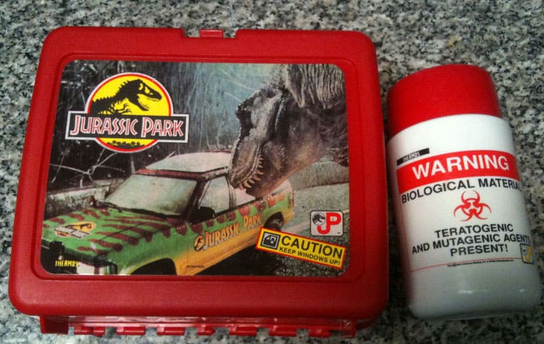 jurassic park lunch box